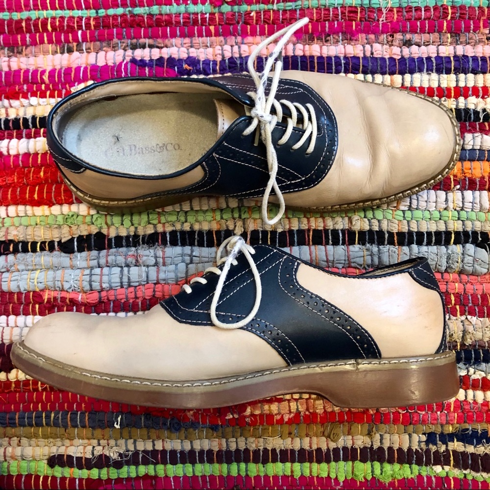 g.h. bass & co. pomona oxford dress shoes mens 8.5